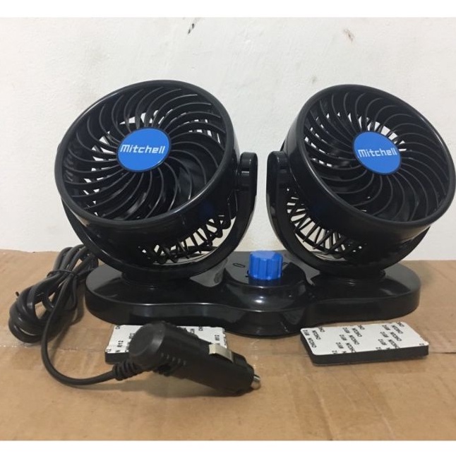 Kipas Mobil Ganda Vehicle Fan Mitchell HX-T309 12Volt HX-T310 24Volt