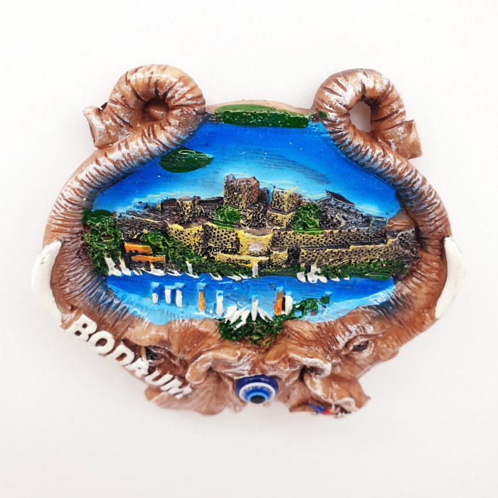 3D Fiber Souvenir Negara magnet Kulkas Tempelan kulkas Turkey BODRUM