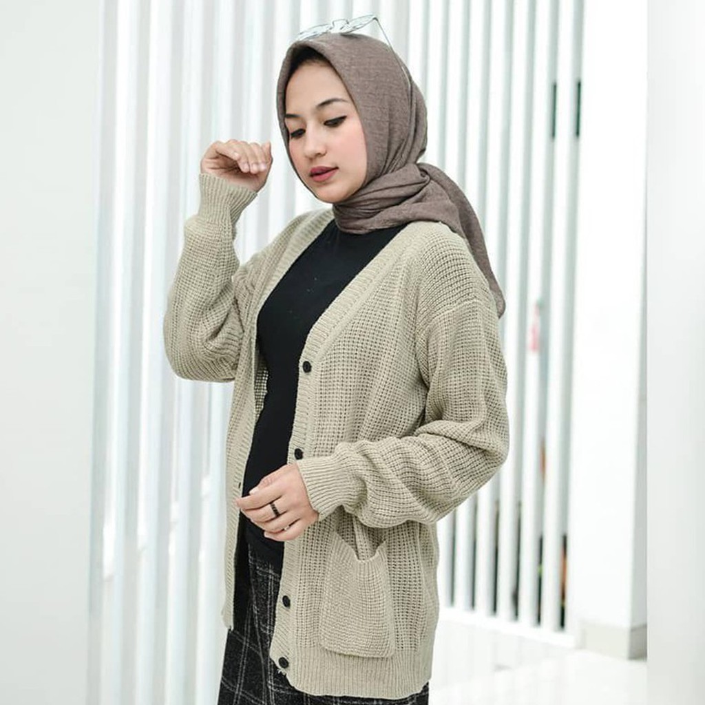 Cardigan Rajut Wanita Kancing Outer Rajut Kardigan Rajut Wanita Marisa Outer Wanita Premium