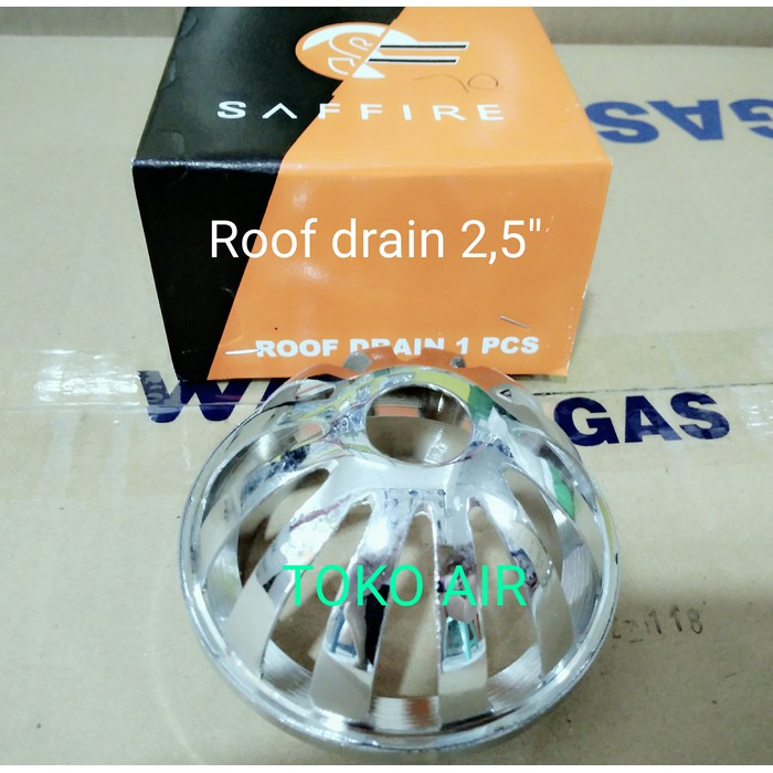 Roof drain 2,5&quot;/saringan talang air Saffire