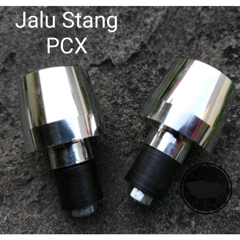 Jalu bandul stang universal model PCX wave kharisma Fu Supra warna chrome harga sepasang