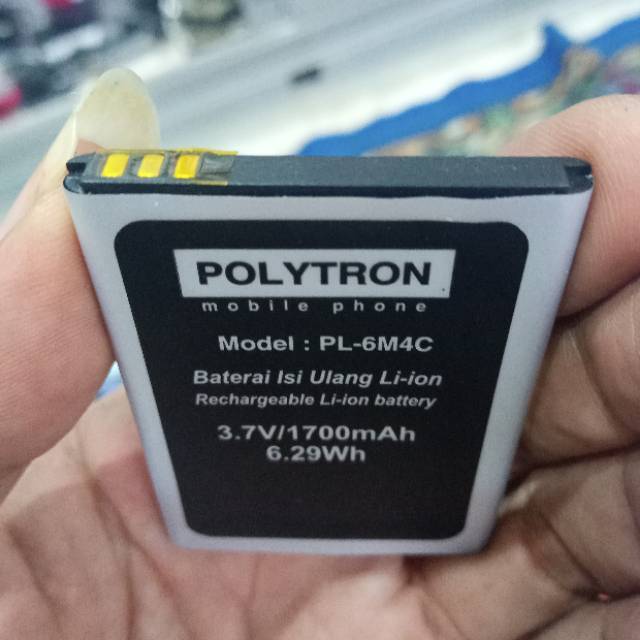 Baterai Polytron R2 R2406 Rocket R3 R2407 PL-6M4C PL6M4C PL-604 PL604 Batre