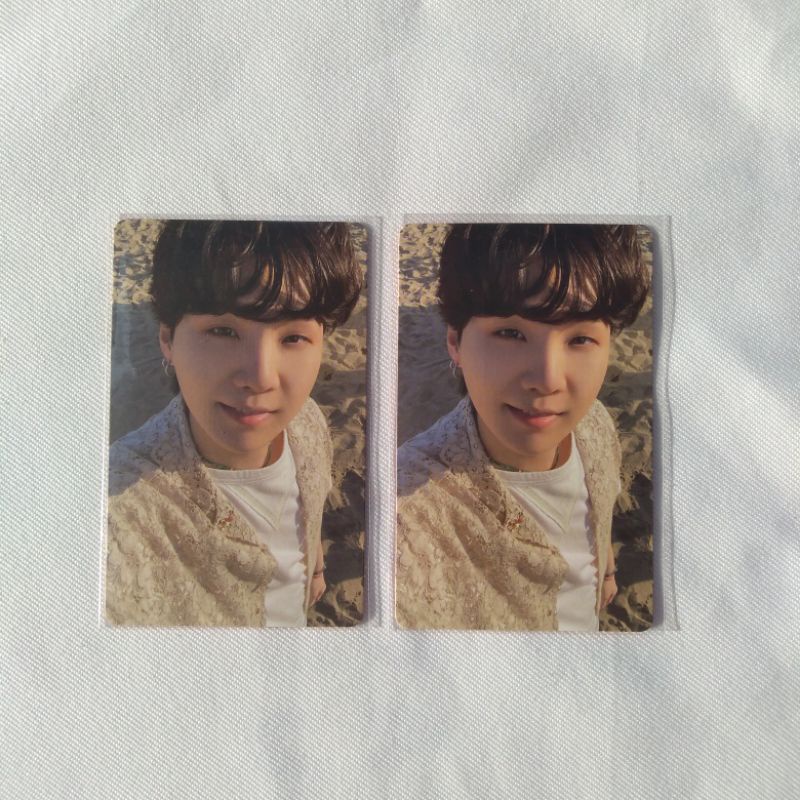 official photocard pc yoongi suga butter peaches version bts bangtan