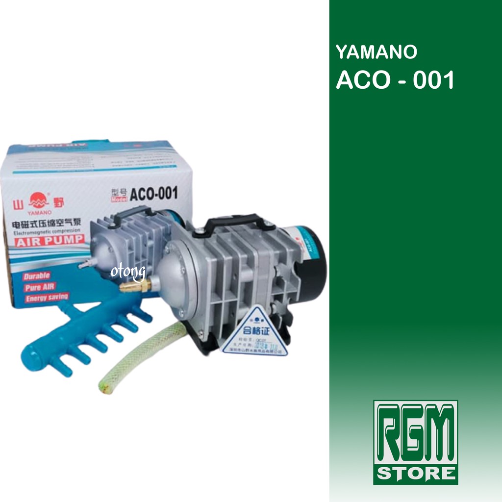 Yamano ACO - 001 aco001 mesin gelembung udara aerator kolam aquarium