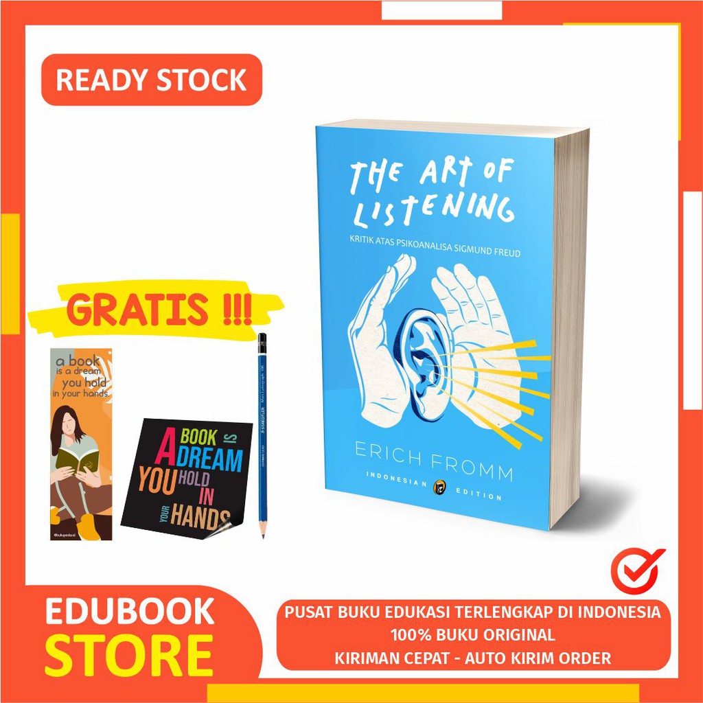 

BUKU THE ART OF LISTENING - SHIRA MEDIA - (BONUS PENSIL 2B, BOOKMARK)