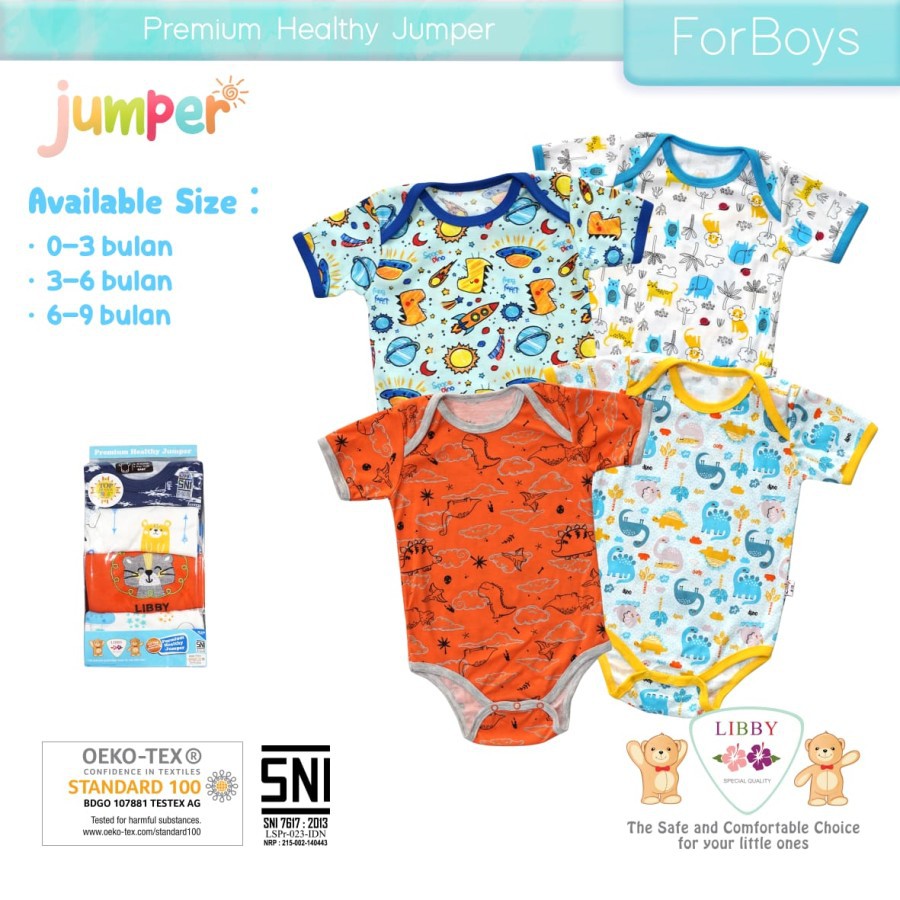 Libby Lullaby Jumper Segitiga 4pk