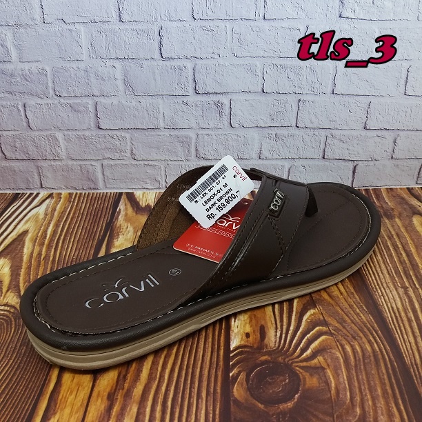 SANDAL JAPIT PRIA CARVIL LENOX 01 ORI SENDAL JEPIT KASUAL DEWASA