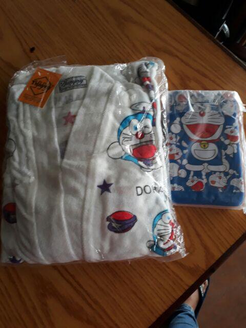 Handuk Kimono Mandi Dewasa Doraemon