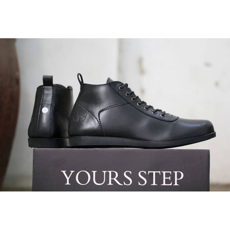 PROMO CUCI GUDANG SEPATU BOOTS BRODO YOURS STEP SEMI KULIT PRIA SEPATU KERJA FORMAL PESTA MURAH