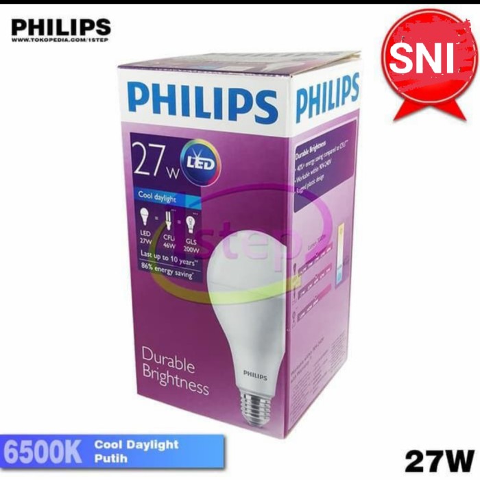 LAMPU LED PHILIPS PUTIH 27 WATT ORIGINAL