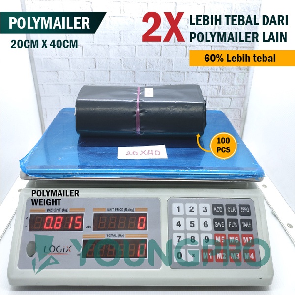 PLASTIK Polymailer - PLASTIK PACKING SEMUA UKURAN KANTONG PLASTIK PACKING ONLINE SUPER TEBAL HARGA ISI 100PCS