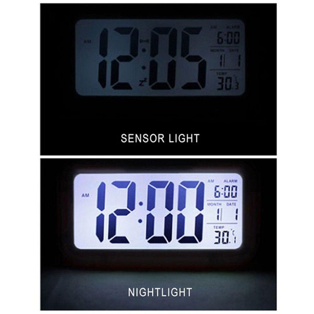 Populer Thermometer/Hygrometer Meja Multifungsi Indoor Sensor Display Timer