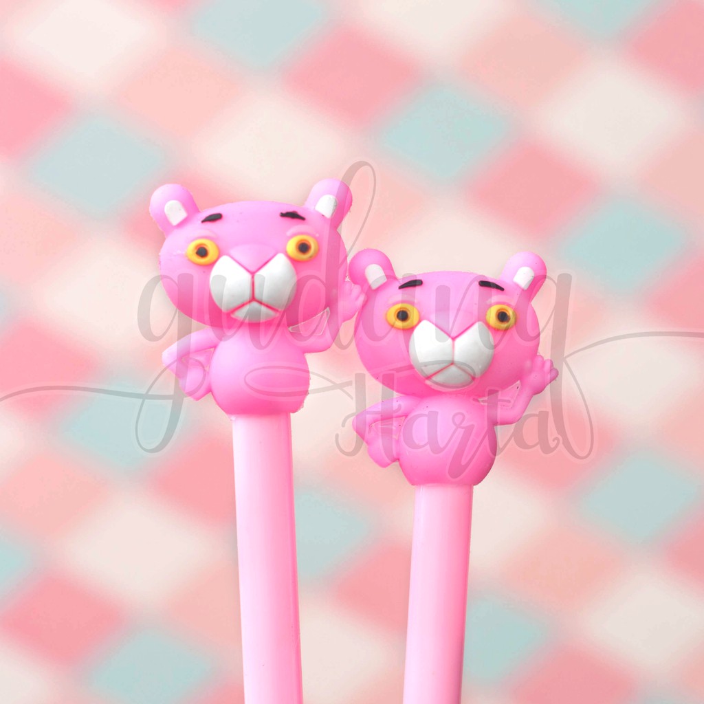 

Pulpen Gel Pink Panther Lucu Pena Unik Bolpen GH 307176