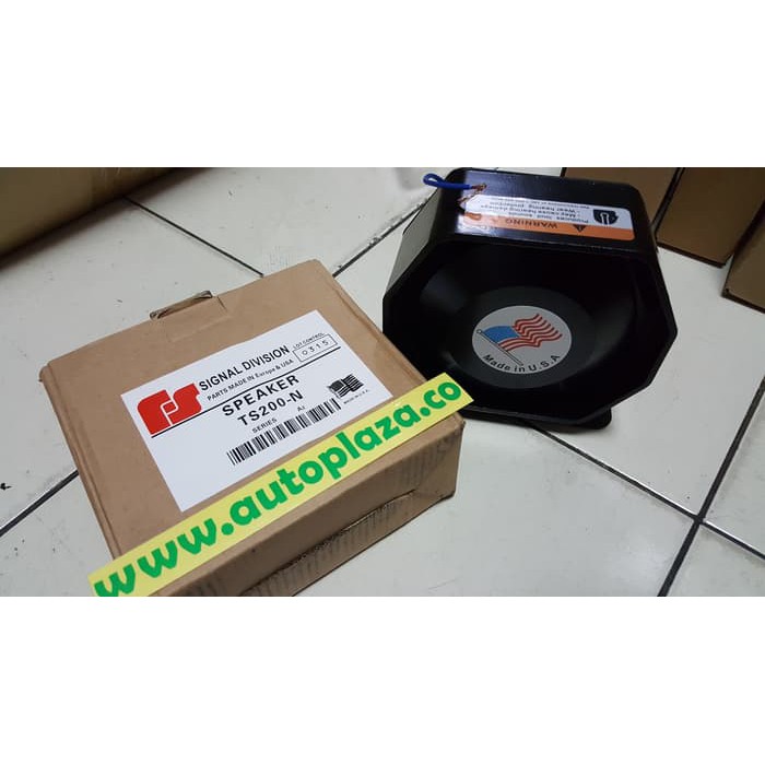 Federal Signal Original Toa Speaker Slim 200w TS200n patwal sirene