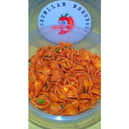 

Cemilan ringan | kerang pedas daun jeruk