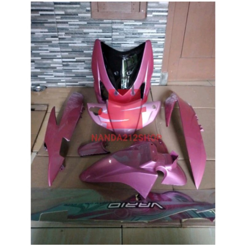 Cover body halus vario lama 110cc pink