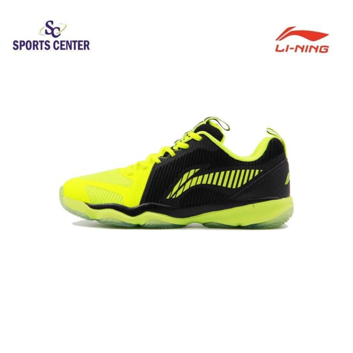 NEW Sepatu Badminton Lining RANGER TD AYTN085 / AYTN 085 Black Lime