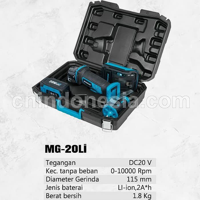 MESIN GRINDA / DISC GRINDA BATERAI MODERN MG 20 Li