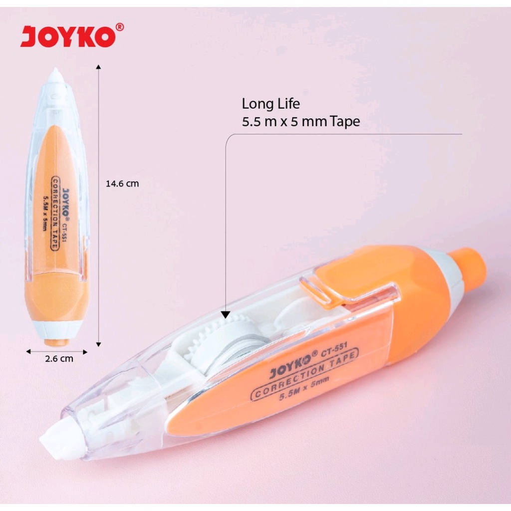 Correction Tape Pita Koreksi Joyko CT-551