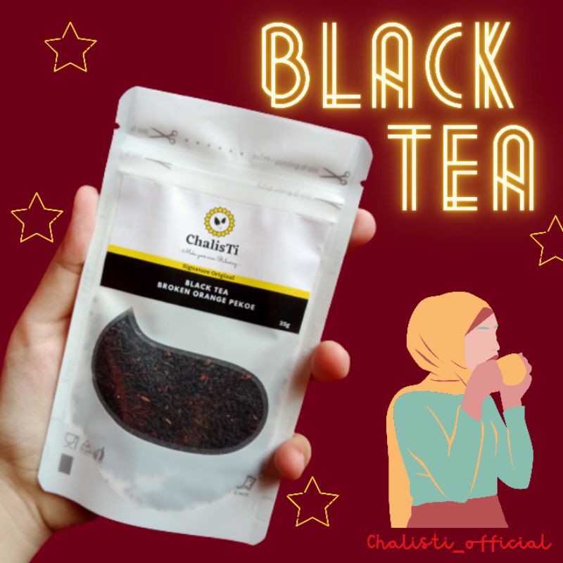 

Teh Hitam/Black Tea Premium (Loose Tea) 25 gram Chalisti