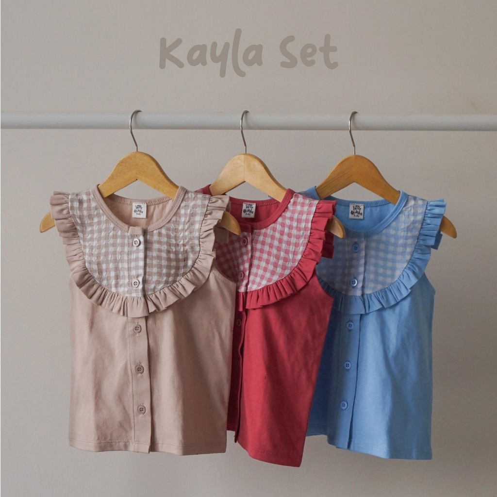 Little Mikha one set / kayla set /baju anak/baju one set anak/baju anak model oneset