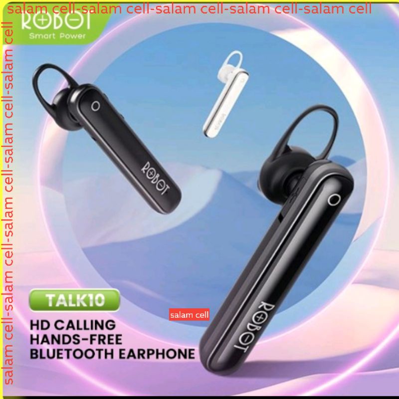 Headset Bluetooth ROBOT TALK10 Original Garansi Resmi