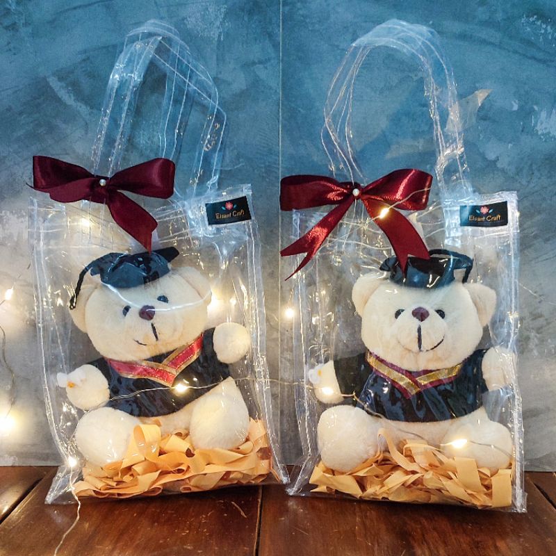 

hampers totebag gift bearr | kado wisuda |boneka wisuda