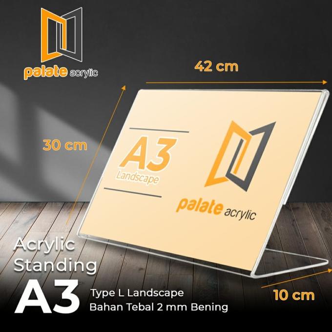 

Office & Stationery | Document Organizer | Akrilik A3 L Landscape / Acrylic A3 Model L Landscape | Best Seller