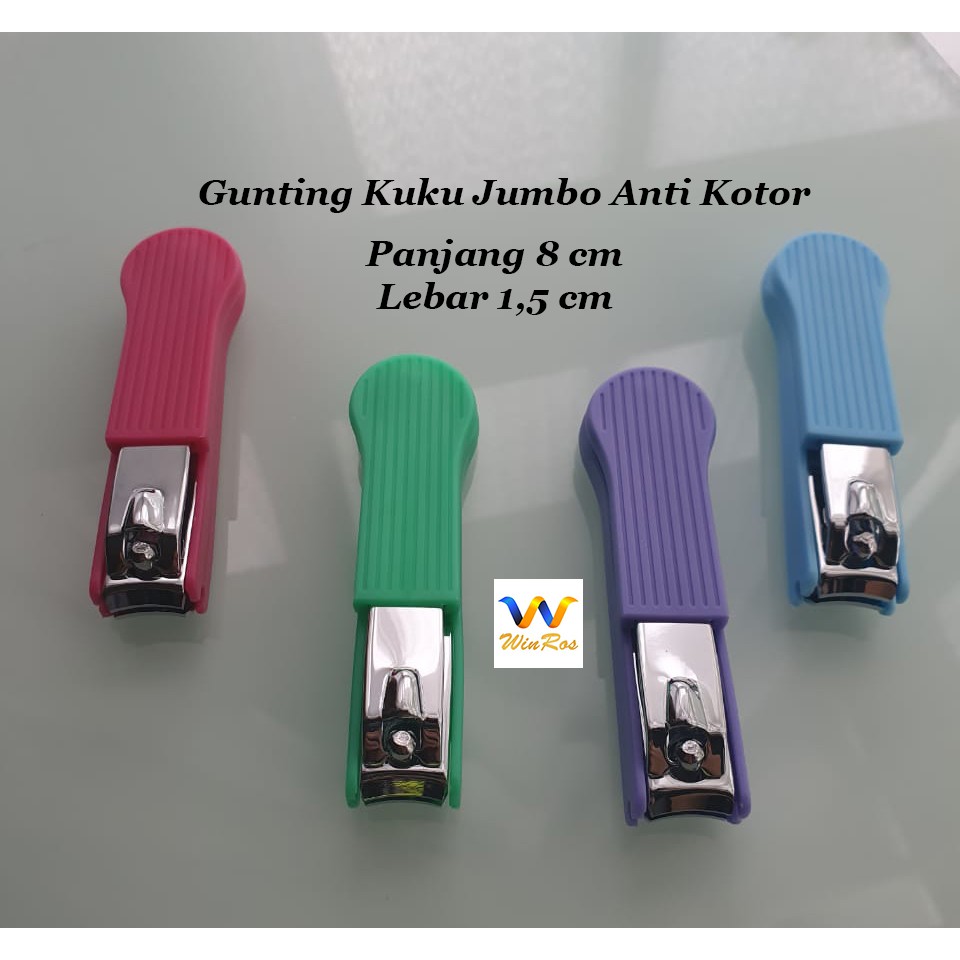 Gunting Kuku Besar Anti slip Anti Splash Stainless Steel