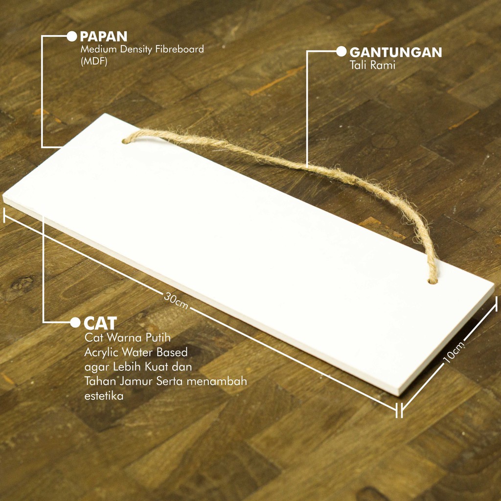 Wooden Projects Walldecor Hiasan dinding dapur Let's Cook unik lucu - LCA1-2