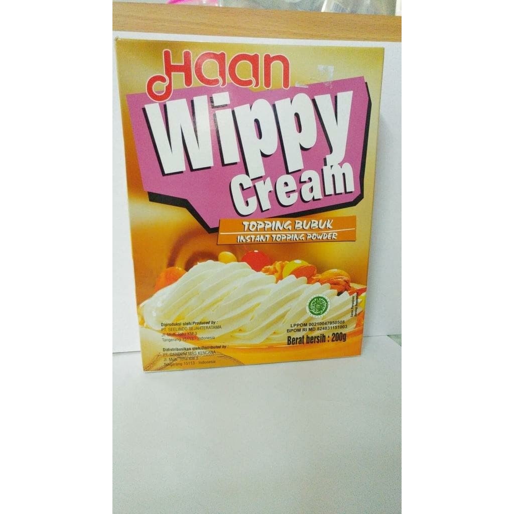 

Haan Whippy Cream 200gr whip cream