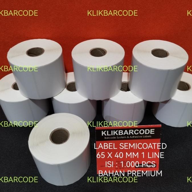 

(BISA COD) STIKER LABEL BARCODE KESEHATAN PUSKESMAS 65 X 40 SEMICOATED - 65x40 MM GRATIS ONGKIR Kode 1464