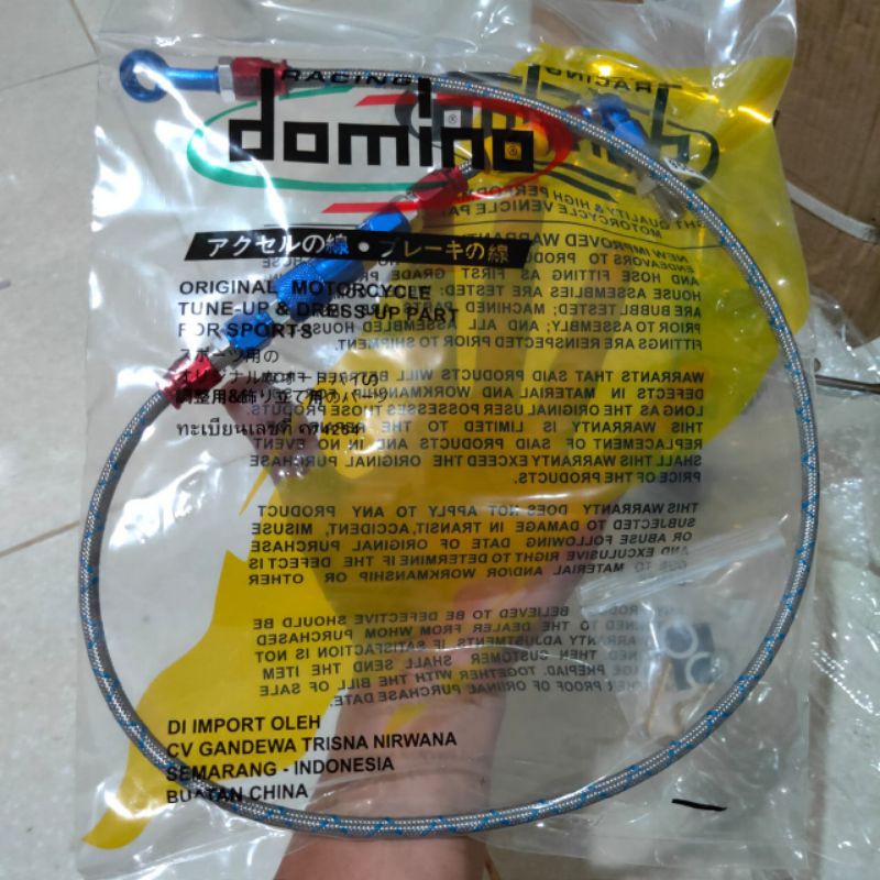 Selang rem depan DOMINO PSI CRG MORIN PSI SISAM DOMINO 95 CM UNIVERSAL