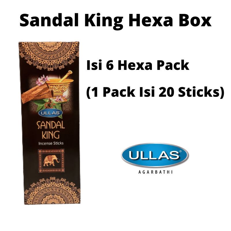 Dupa Hio India Ullas Sandal King Box Isi 6 Hexa Pack