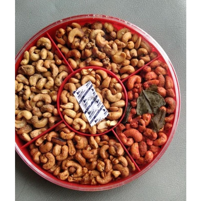 

kacang mede tray 5 sekat