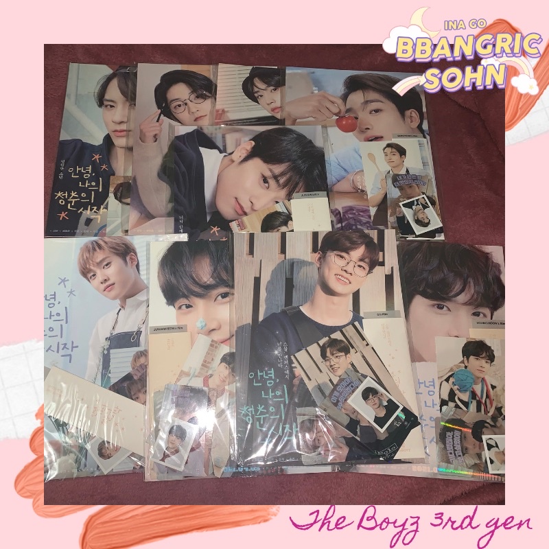[Ready stock] The Boyz 2nd 3rd Fankit Second Third Fan Kit Sangyeon Jacob Hyunjae Younghoon Juyeon Q