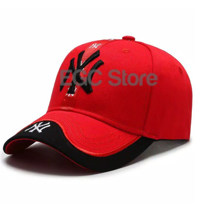 Topi Baseball Pria dan Wanita / Topi Bisbol NY 2 Tone / Topi NY Fashionable - 3-480