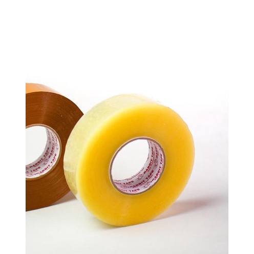 

➭ Lakban Bening \ Lakban Coklat RABBIT TAPE 2 inch x 500 Yard, 450 METER - Bening ✫