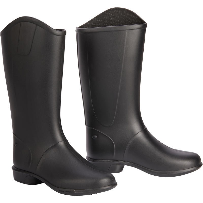 SEPATU BOOTS BERKUDA PANJANG ANAK ORIGINAL FOUGANZA 100 SCHOOLING PRODUK IMPORT HITAM