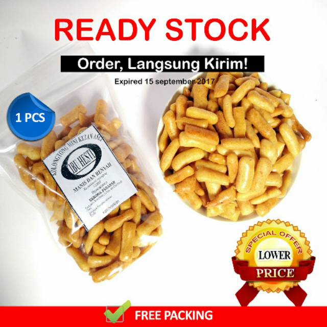 

Kolontong Mini Ketan Asli Tanpa Gula buatan/ Pengawet
