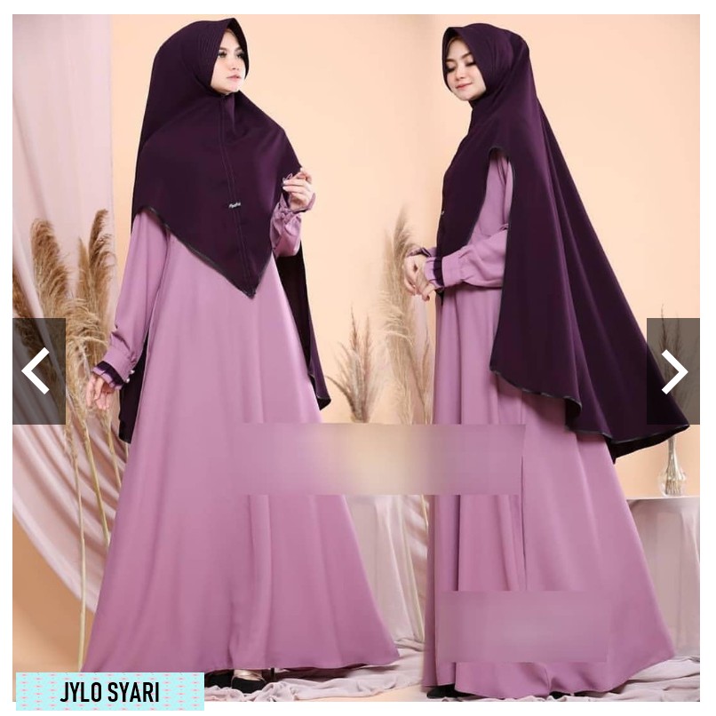 HKB - Jylo Syari Baju Gamis Wanita Muslim Cewek Dewasa Syari fashion muslim cewek Remaja dewasa