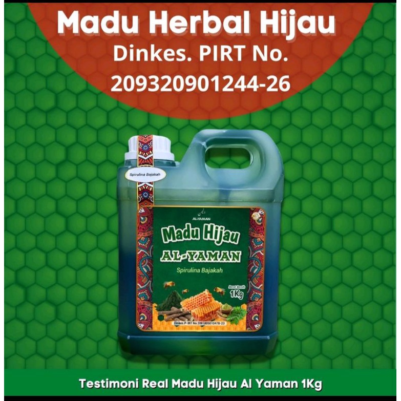 Madu Hijau Al Yaman ahlinya Lambung Madu mengobati sakit Maag dijamin asli original 100%