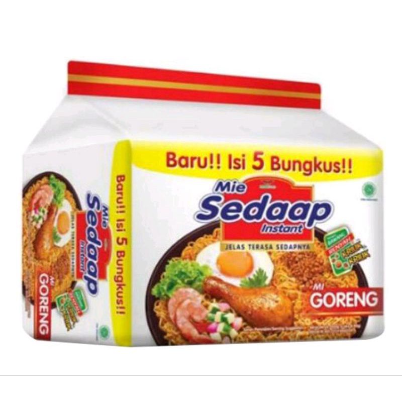 

(cod )mie sedap kemasan baru.satu pack isi 5 bungkus