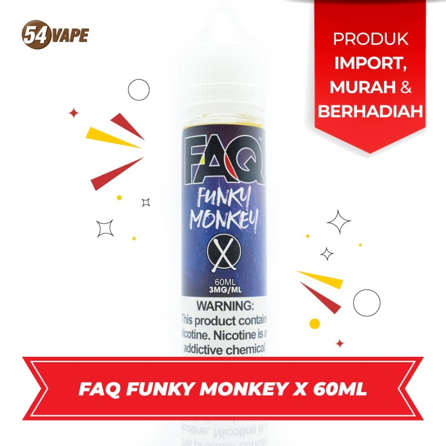 Jual FUNKY MONKEY X 60ML AUTHENTIC by EJM Shopee Indonesia