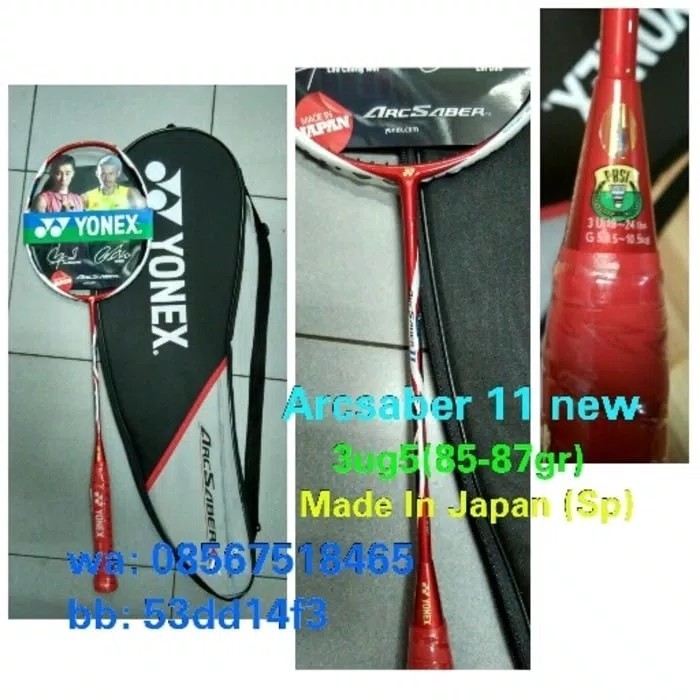 Raket Badminton YONEX ARCSABER 11  100% Original Yonex Sunrise (SP) 