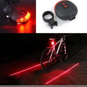 Lampu Sepeda Belakang LED Laser - Lampu Laser Sepeda LED