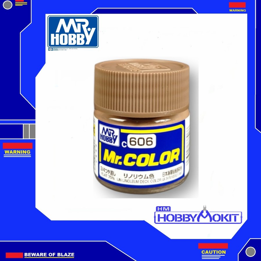 C606 IJN LINOLEUM DECK COLOR - MR HOBBY GSI CREOS - MR COLOR