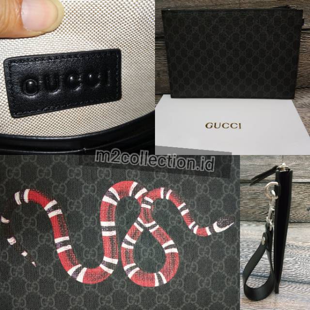 gucci clutch snake