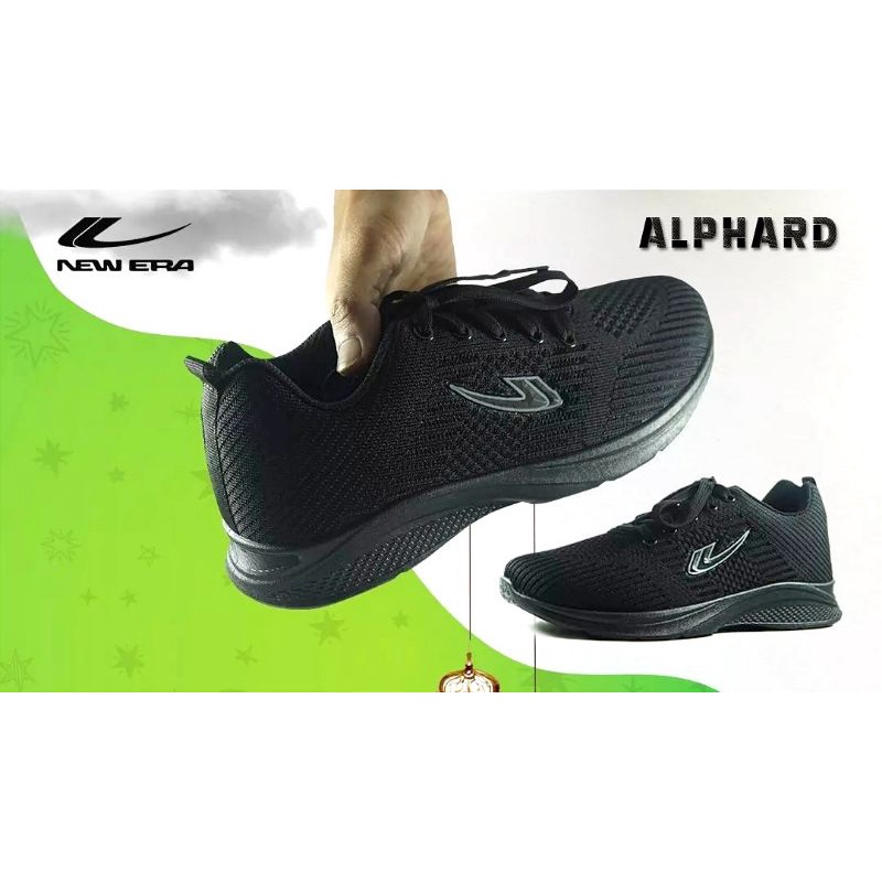 SEPATU SEKOLAH HITAM NEW ERA ALPHARD 01 / ELBA 34-38 100% ORIGINAL BY NEW ERA