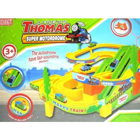 Mainan Edukasi Anak Laki-laki TRACK RACER TOOMAS SUPER MOTORDROME-KAdo Anak Mainan Track Music  Laki-laki